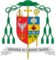Coat of arms as Prelate and Bishop of the then-Diocese of Davao