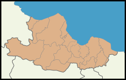 Clickable Samsun administrative imagemap