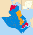 2010 results map