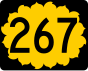 267号堪萨斯州州道 marker