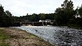 Pulp mill dam downstream