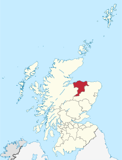 Moray within Scotland