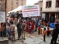 During Sanitation Bazar in Ugrachandi Nala