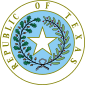 得克萨斯国徽 （1839年–1845年）