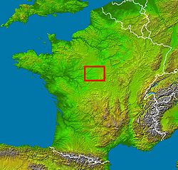索洛涅在法国的位置
