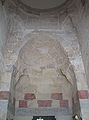 Interior, with faint inscription and ablaq-style masonry[29]