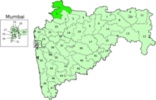 Map of Nandurbar Lok Sabha constituency