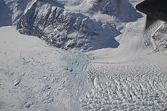 Ice mélange on Greenland's western coast, 2012