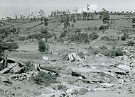 1949年安巴托地震后的一个村庄