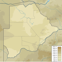 Location map/data/Botswana is located in Botswana