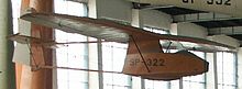 波兰航空博物馆中的IS-A Salamandra滑翔机
