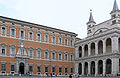 Lateran Square, showing the Lateran Palace and the Archbasilica of Our Savior and Sts. John the Baptist and the Evangelist at the Lateran