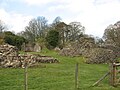 Interior section of the ruins, looking west