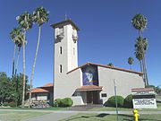 The historic Queen of Peace Church was built in 1947.