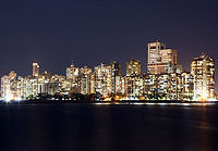 Downtown Mumbai from Nariman Point.