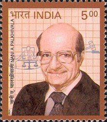 Palkhivala on a 2004 stamp of India