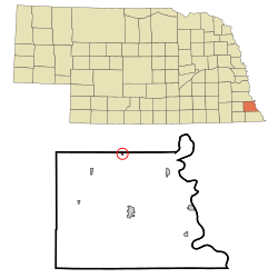 Location of Julian, Nebraska