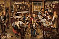 Pieter Brueghel the Younger, A Tax Collector's Office,[5] 17th century - NK 2297[6]