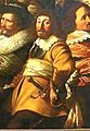 Michiel de Wael 5 years later, detail of Officers of the St. George Civic Guard, Haarlem in 1644