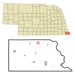Location of Shubert, Nebraska