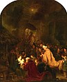 The Adoration of the Magi by Salomon Koninck, was the first painting William V, Prince of Orange, added to the existing collection
