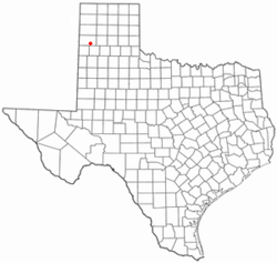 Location of Hereford, Texas