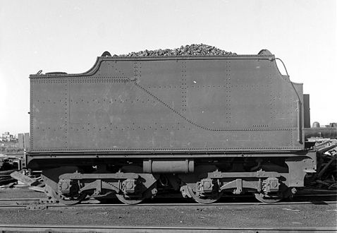 Rebuilt Type XE tender, c. 1970