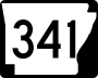 Highway 341 marker