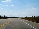 The Chickasaw Turnpike westbound at Mile 13