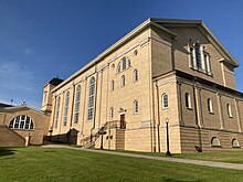 The chapel viewed from the northeast.