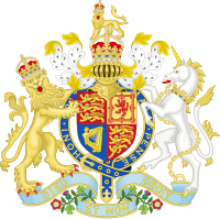 Coat of arms as King of the United Kingdom