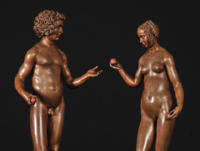 Adam and Eve, c. 1510-1517, in boxwood