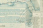 Surface map of the storm on October 10