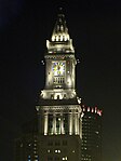 Custom House Tower in the Financial District of Boston