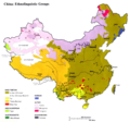 China ethnolinguistic groups (1983).