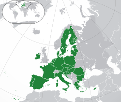 Location of European Union