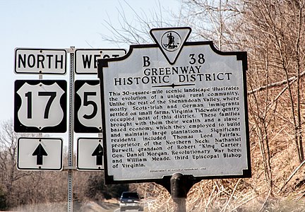 Greenway Historic District Marker