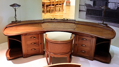 Desk by Van de Velde (1898–1899) (Musée d'Orsay)