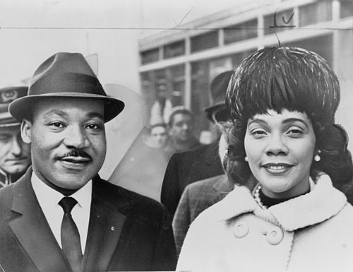 Martin Luther King, Jr. and Coretta Scott King.