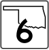 State Highway 6 marker
