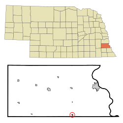 Location of Talmage, Nebraska