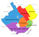 Boroughs of Quebec City, effective November 1, 2009.