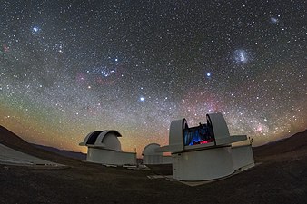 Three of the SPECULOOS telescopes