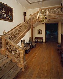 ornate wooden staircase