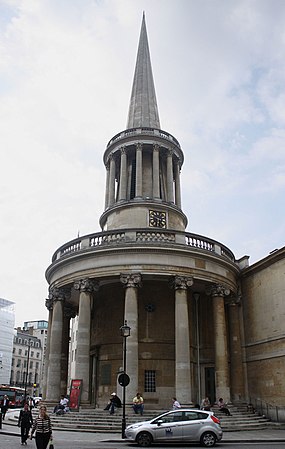 A daily church service has been broadcast by the BBC since 1928.[2] For 43 years, this came from All Souls Church next to Broadcasting House.[3]