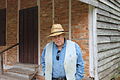 Outdoor tour guide at Kent House