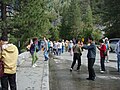 Tourists at Tunnel View