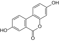 Chemical structure of urolithin A