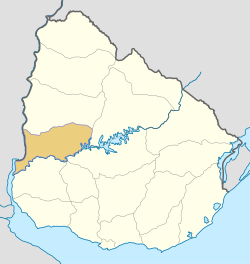 内格罗河省 (乌拉圭)在乌拉圭的位置