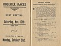 Starters and results of 1921 Hill Stakes.